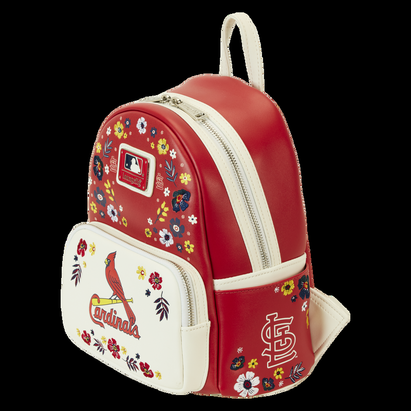 Loungefly MLB St. Louis Cardinals Floral Mini Backpack