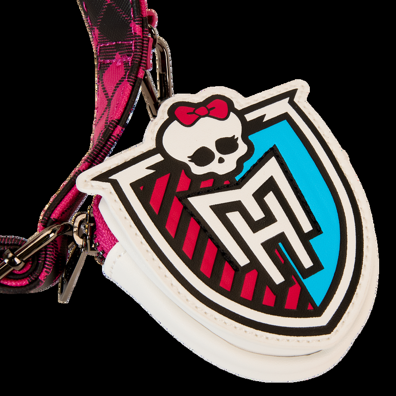 Loungefly Monster High Skullette Figural Crossbody Bag With Coin Bag