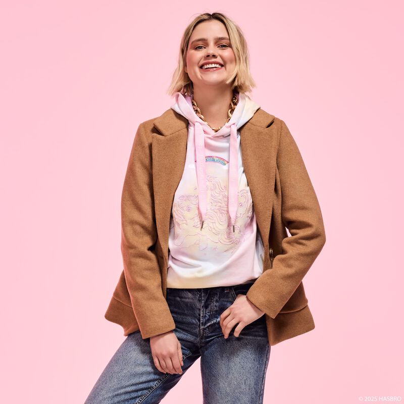 loungefly My Little Pony Clouds Tie-Dye Unisex Hoodie