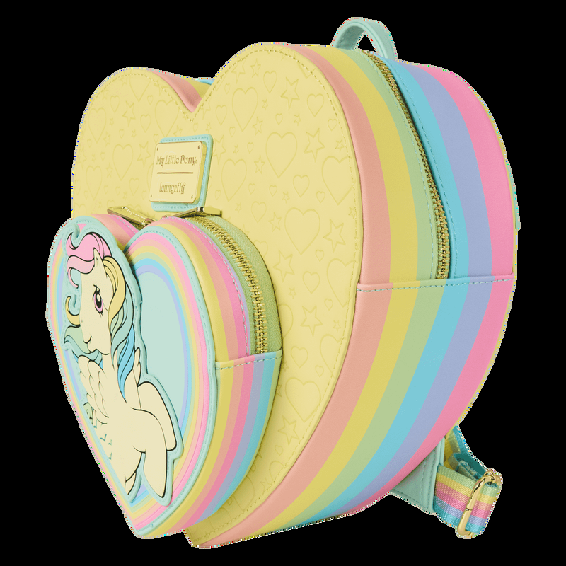 Loungefly My Little Pony Exclusive Sky Dancer Heart Shaped Figural Mini Backpack