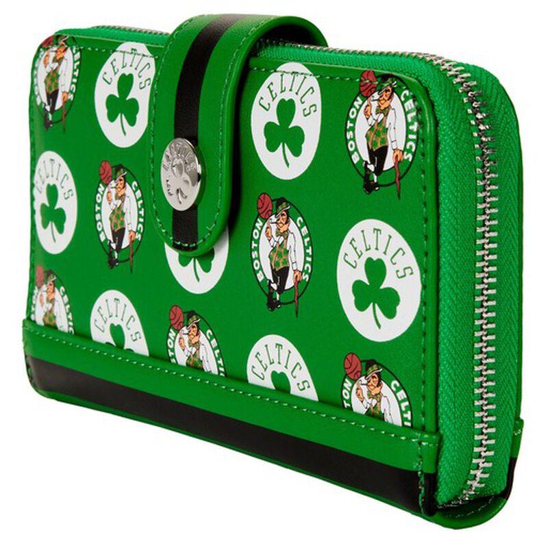 Loungefly NBA Boston Celtics Logo Zip Around Wallet