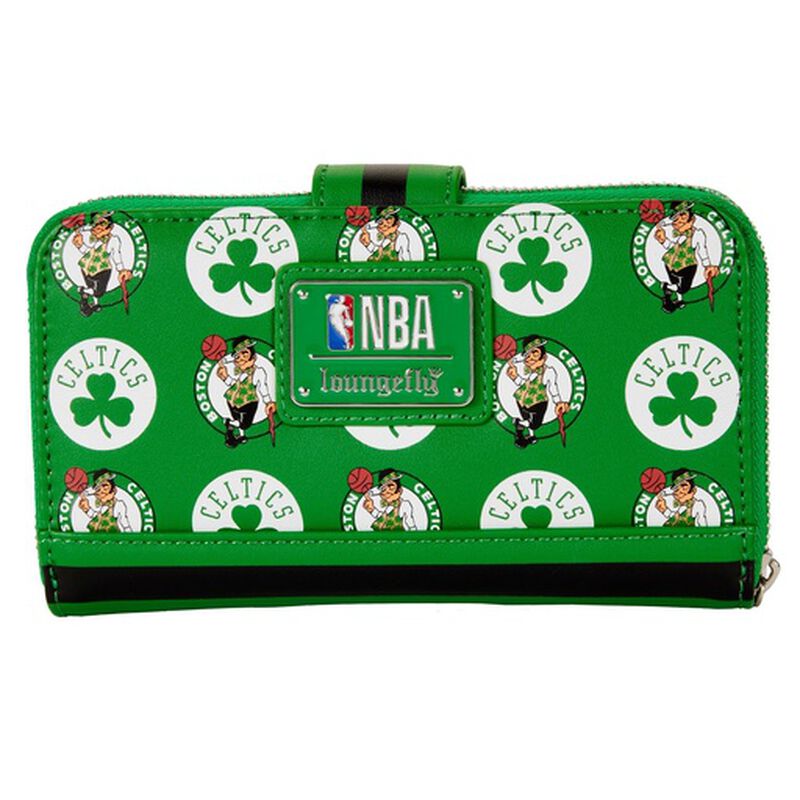 Loungefly NBA Boston Celtics Logo Zip Around Wallet