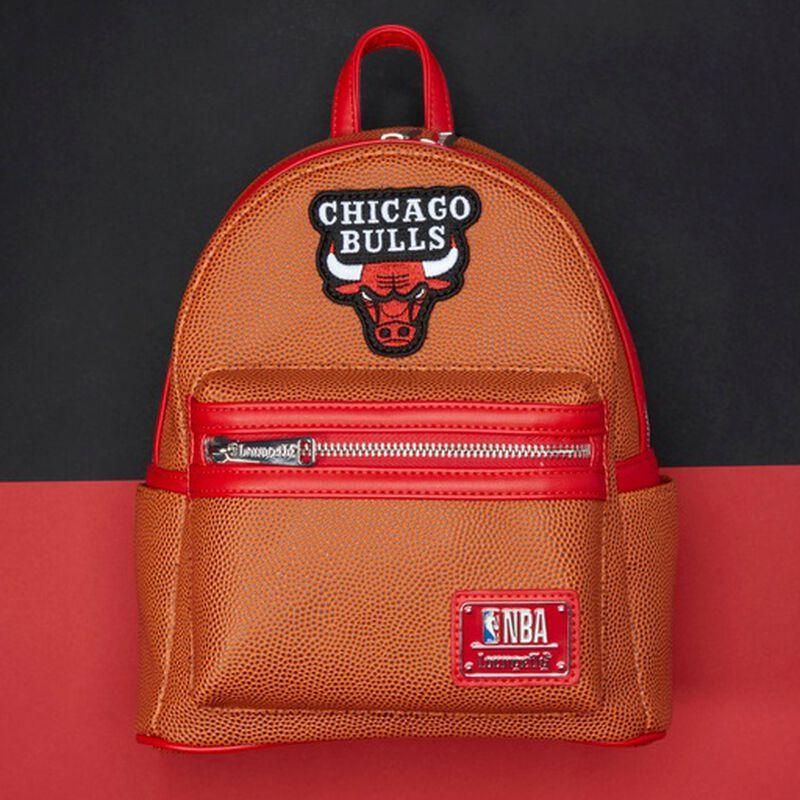loungefly NBA Chicago Bulls Basketball Logo Mini Backpack