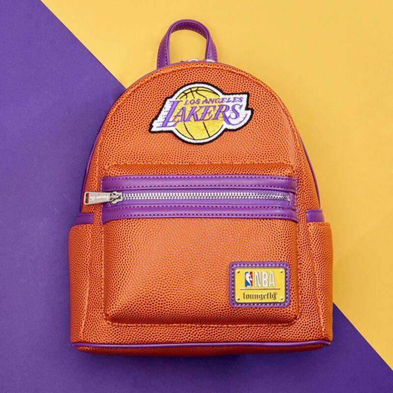 loungefly NBA Los Angeles Lakers Basketball Logo Mini Backpack