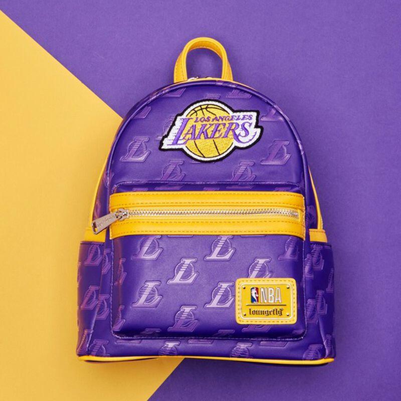 loungefly NBA Los Angeles Lakers Logo Mini Backpack