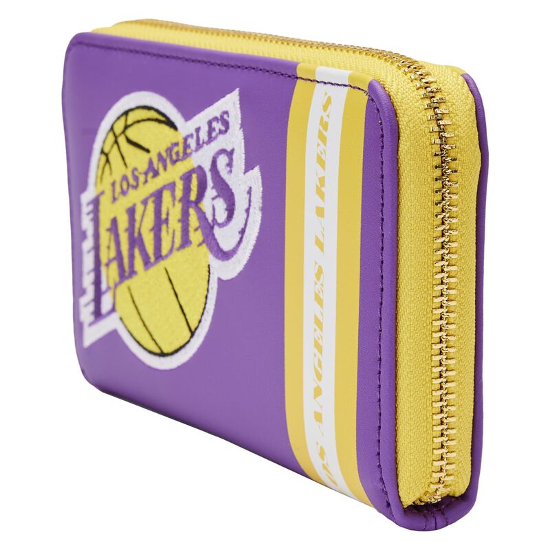 Loungefly NBA Los Angeles Lakers Patch Icons Zip Around Wallet