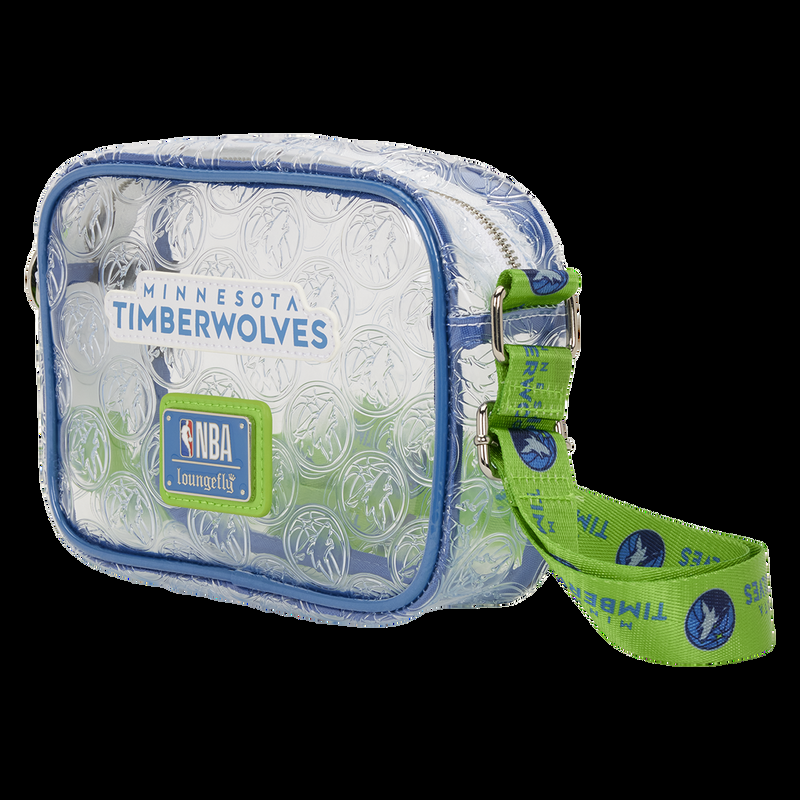 Loungefly NBA Minnesota Timberwolves Clear Crossbody Stadium Bag
