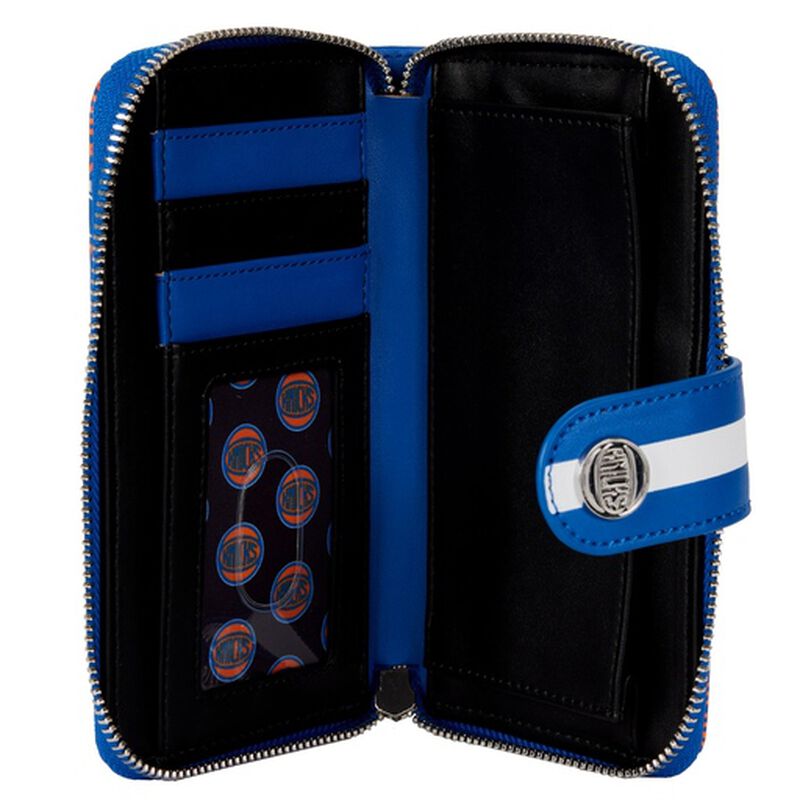 Loungefly NBA New York Knicks Logo Zip Around Wallet