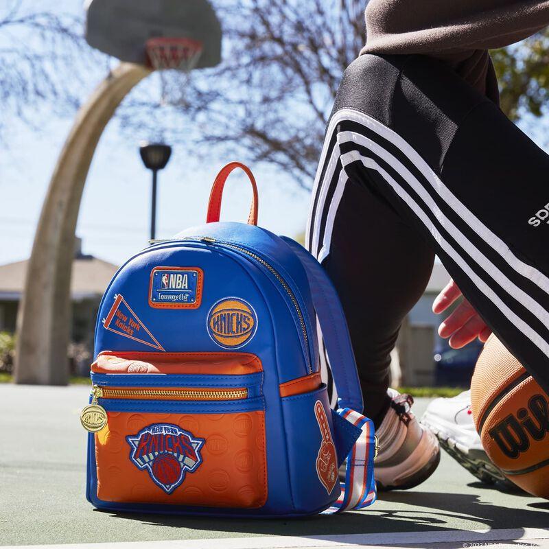 loungefly NBA New York Knicks Patch Icons Mini Backpack