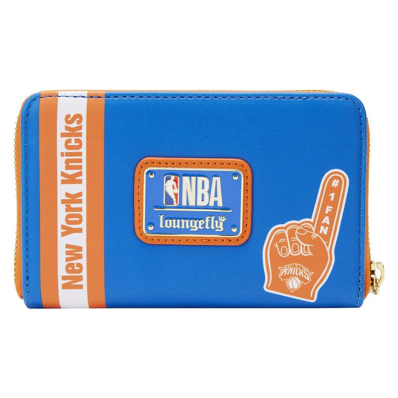 Loungefly NBA New York Knicks Patch Icons Zip Around Wallet