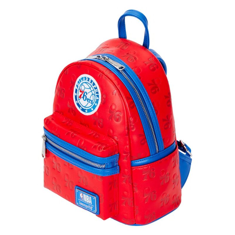Loungefly NBA Philadelphia 76ers Logo Mini Backpack