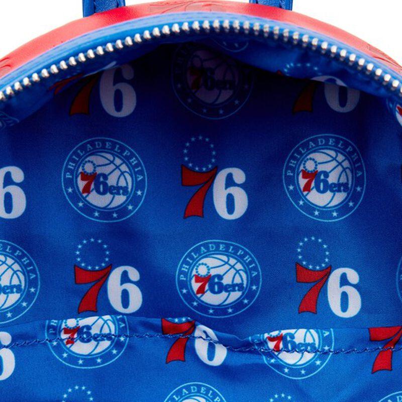 Loungefly NBA Philadelphia 76ers Logo Mini Backpack