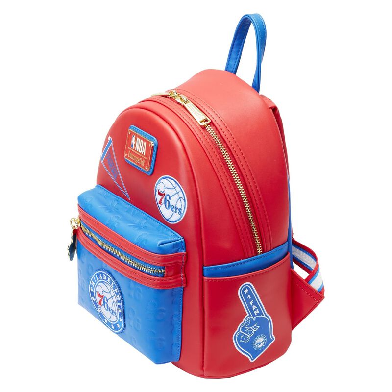 Loungefly NBA Philadelphia 76ers Patch Icons Mini Backpack