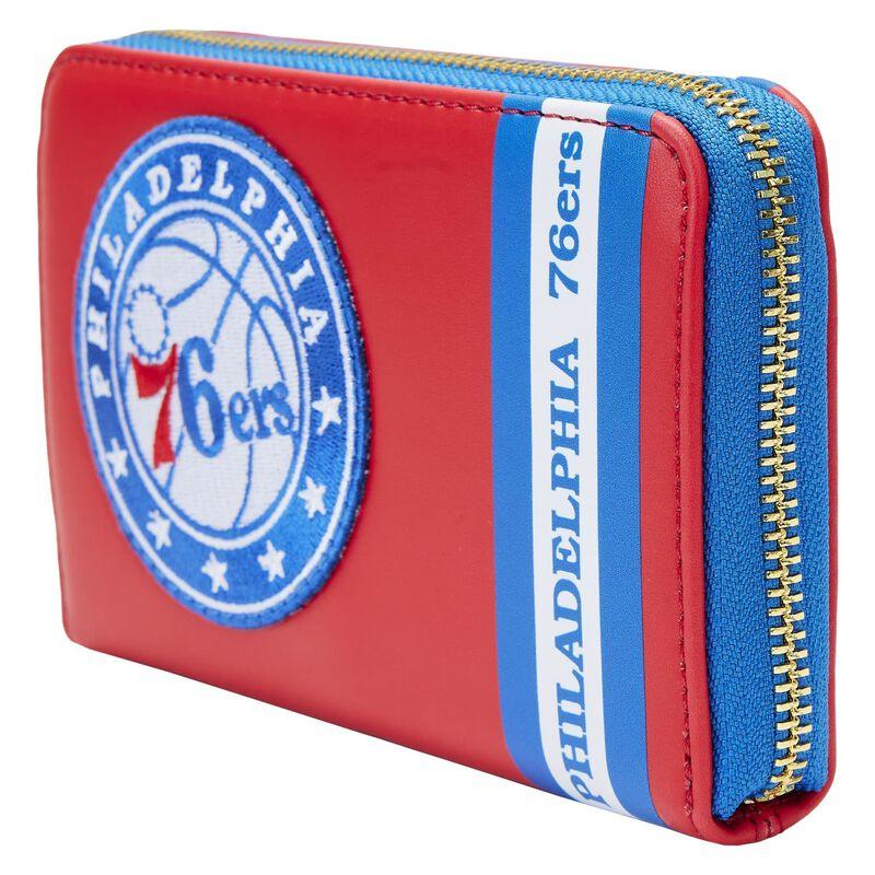 Loungefly NBA Philadelphia 76ers Patch Icons Zip Around Wallet