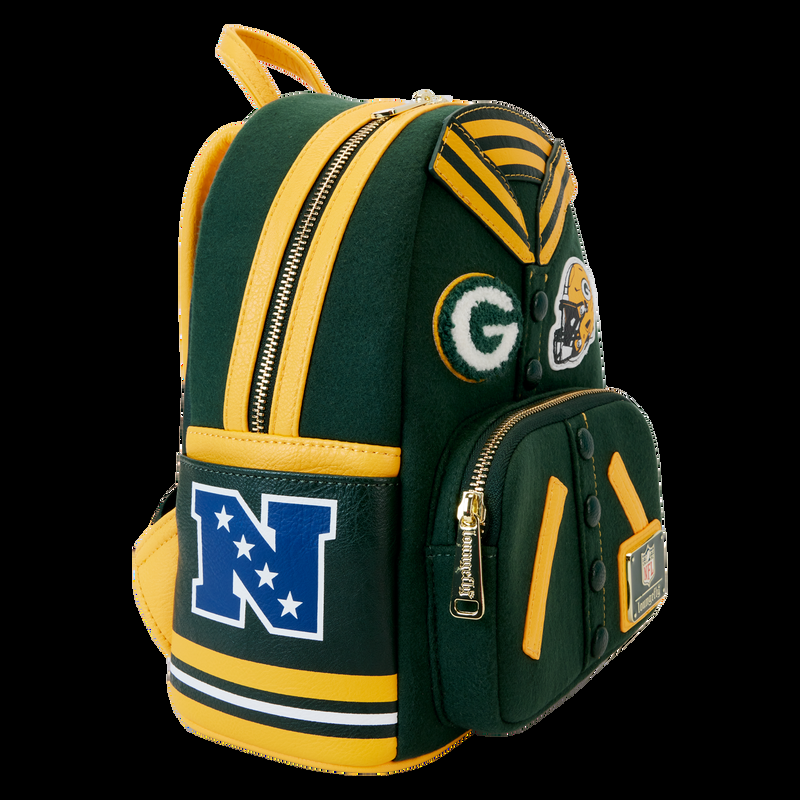 Loungefly NFL Green Bay Packers Varsity Mini Backpack