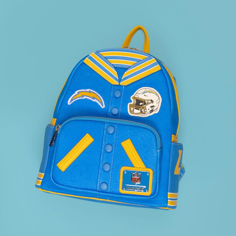 loungefly NFL Los Angeles Chargers Varsity Mini Backpack
