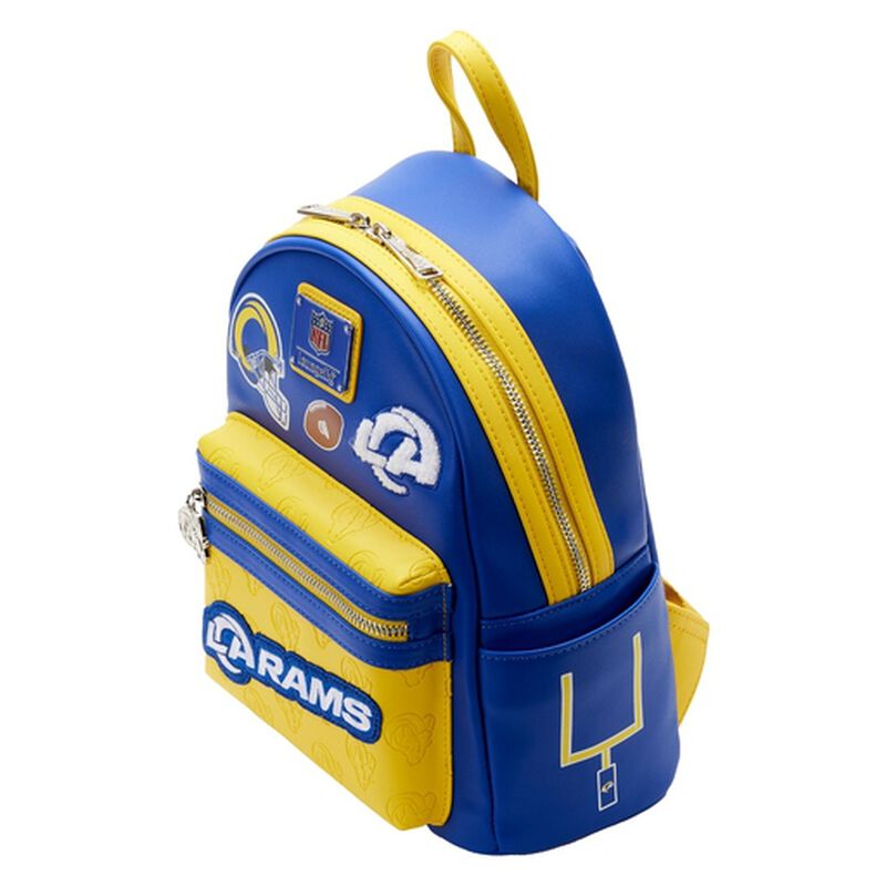 loungefly NFL Los Angeles Rams Patches Mini Backpack