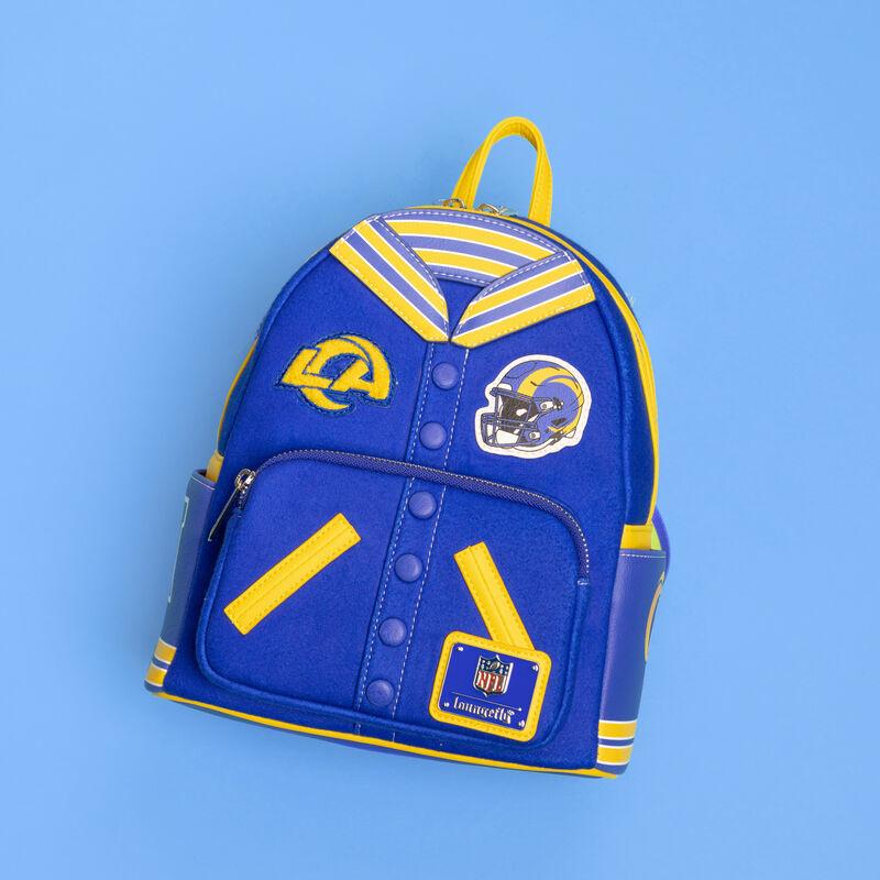 loungefly NFL Los Angeles Rams Varsity Mini Backpack
