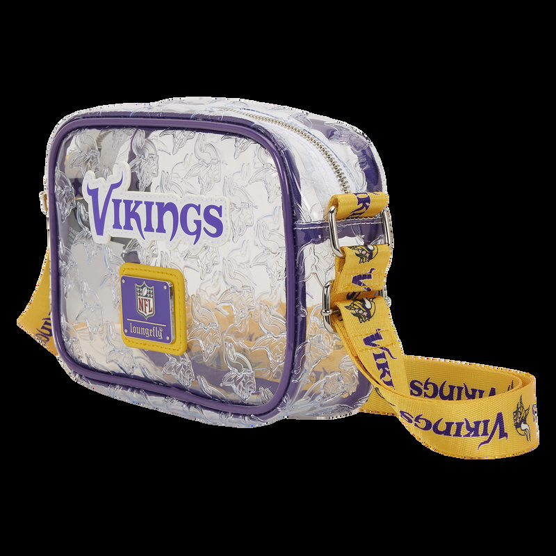 Loungefly NFL Minnesota Vikings Clear Crossbody Stadium Bag