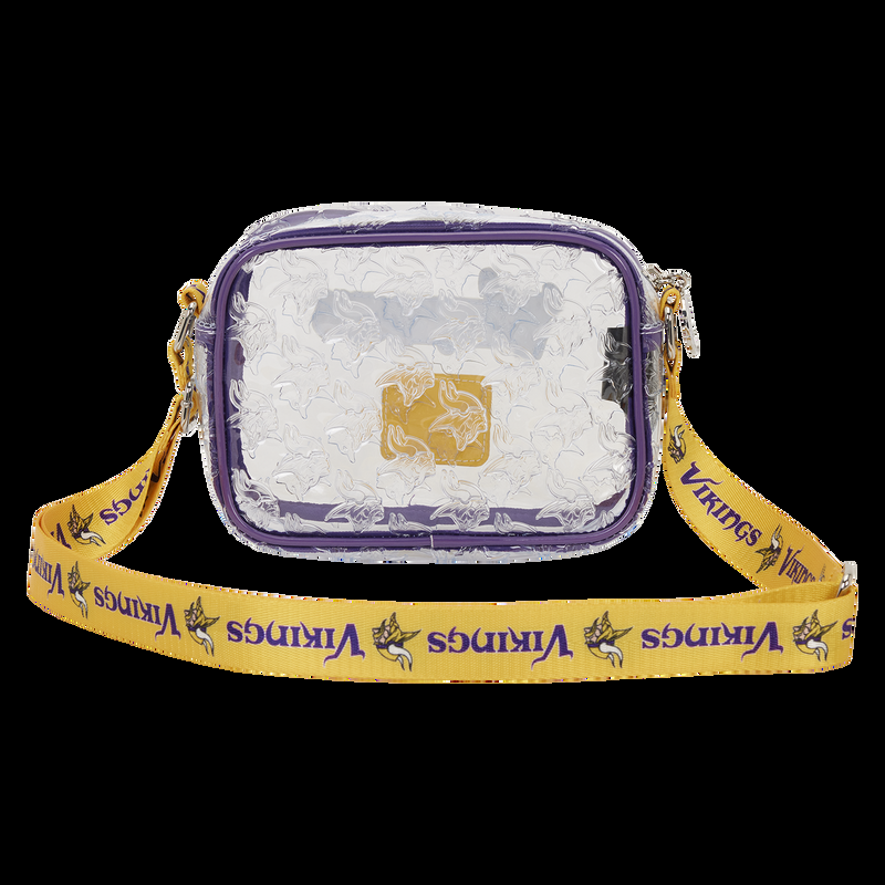 Loungefly NFL Minnesota Vikings Clear Crossbody Stadium Bag