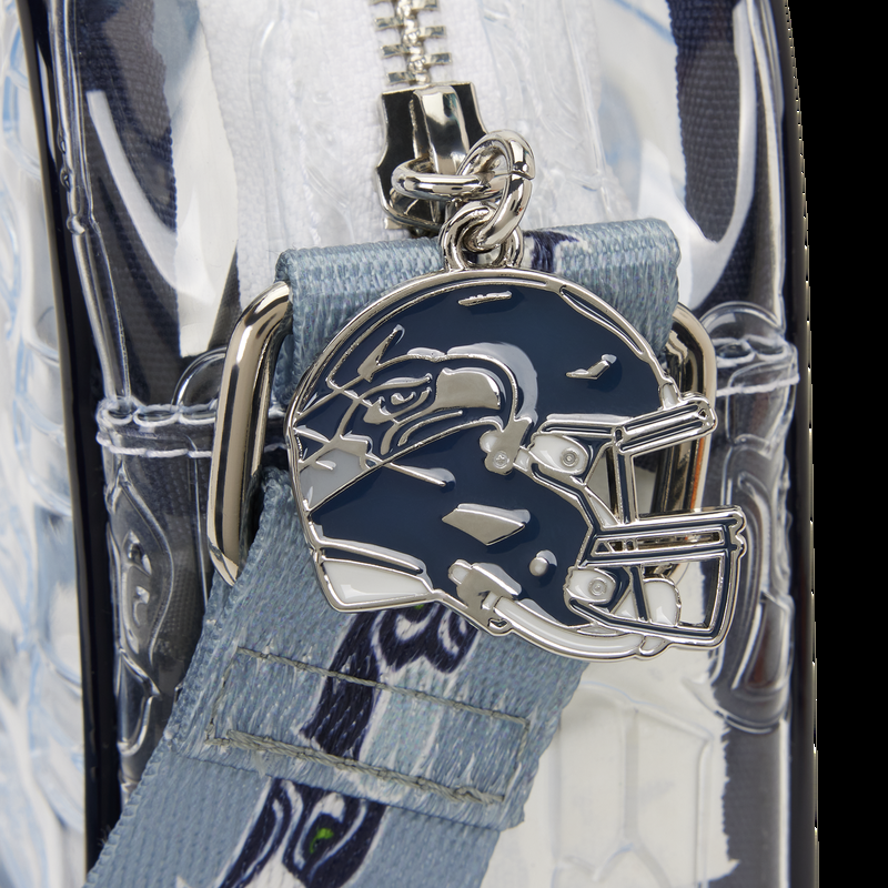 Loungefly NFL Seattle Seahawks Clear Crossbody Stadium Bag