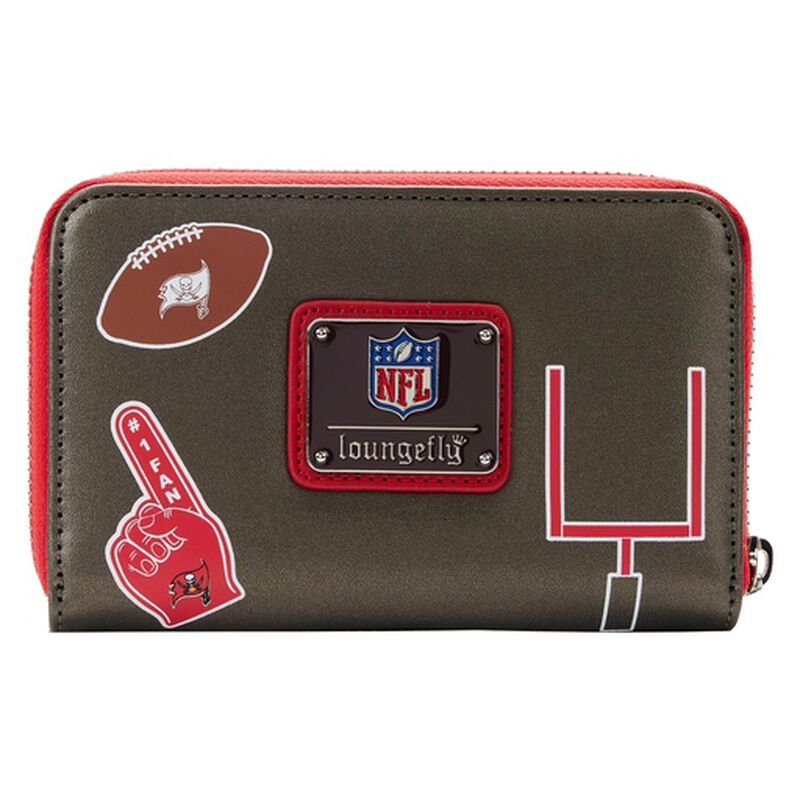 Loungefly NFL Tampa Bay Buccaneers Patches Zip Around Wallet