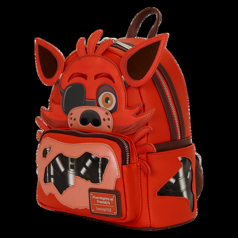 loungefly NYCC Limited Edition Five Nights At Freddy's Foxy Cosplay Lenticular Mini Backpack