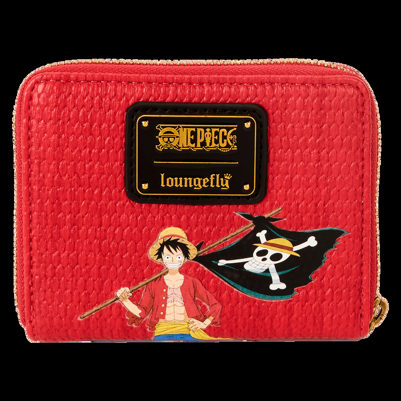 Loungefly NYCC Limited Edition One Piece Luffy Jolly Roger Zip Around Wallet