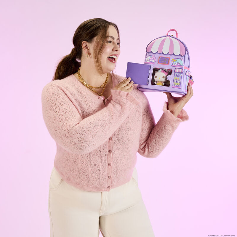 loungefly NYCC Limited Edition Sanrio Hello Kitty & Friends Bakery Pop and Bag Bundle