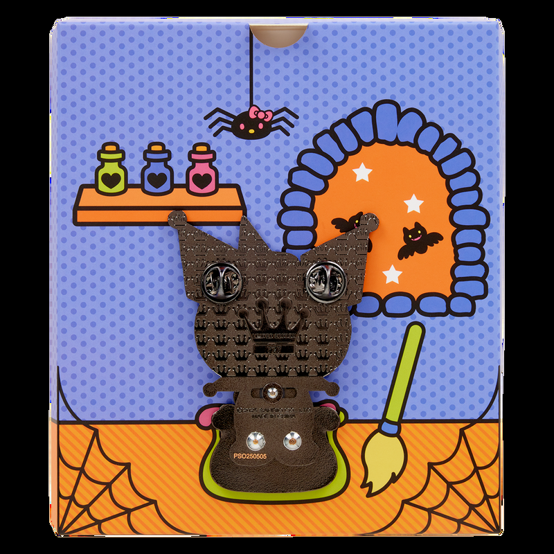 Loungefly NYCC Limited Edition Sanrio Kuromi 3" Collector Box Sliding Pin