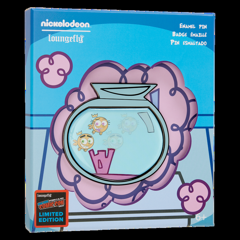 Loungefly NYCC Limited Edition The Fairly OddParents Lenticular 3" Collector Box Pin