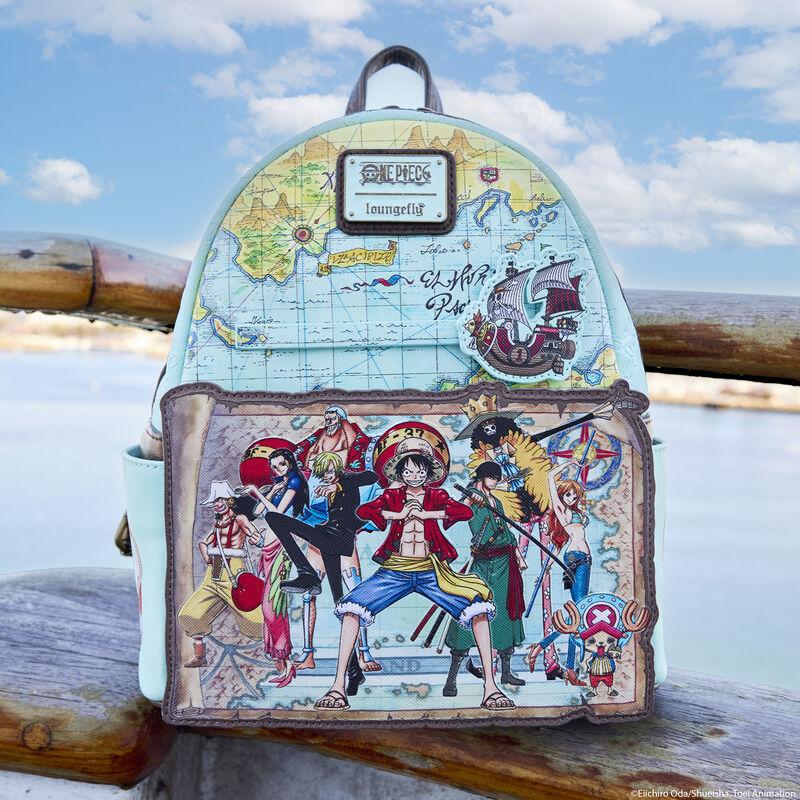 loungefly One Piece 25th Anniversary Straw Hat Pirates Mini Backpack