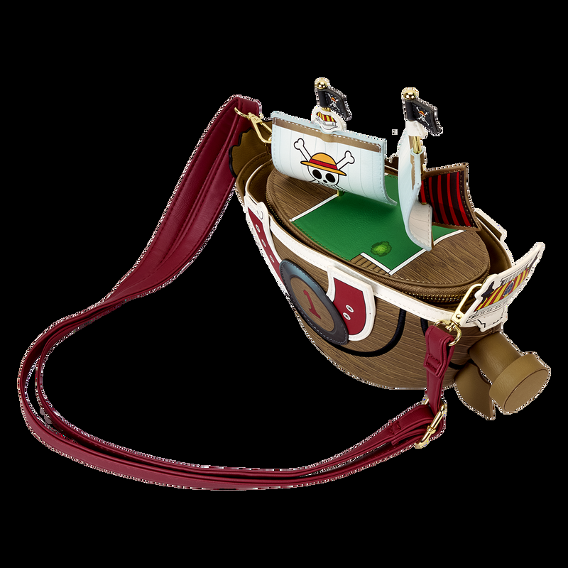 Loungefly One Piece Thousand Sunny Ship Figural Crossbody Bag