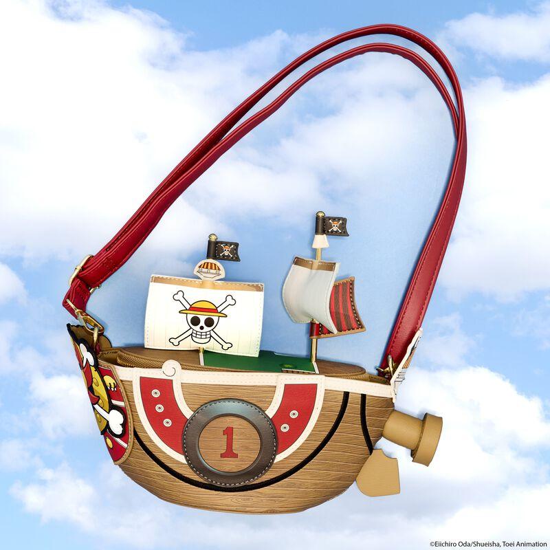 loungefly One Piece Thousand Sunny Ship Figural Crossbody Bag