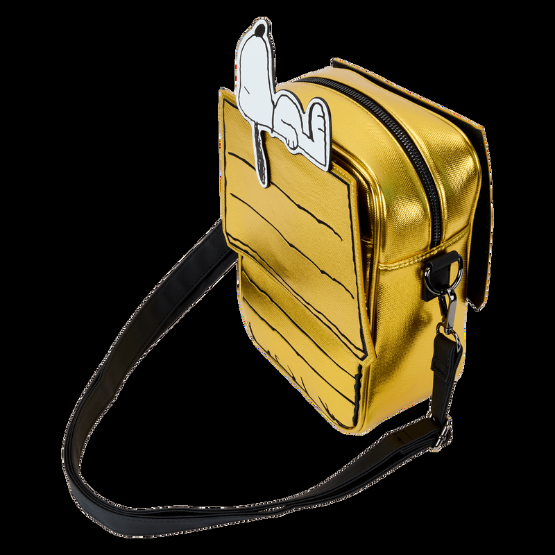 Loungefly Peanuts 75th Anniversary Snoopy Doghouse Crossbody Bag