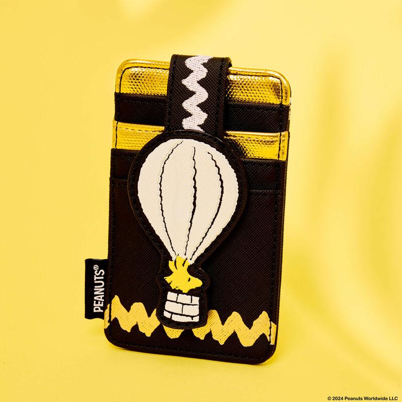 loungefly Peanuts 75th Anniversary Woodstock Hot Air Balloon Card Holder