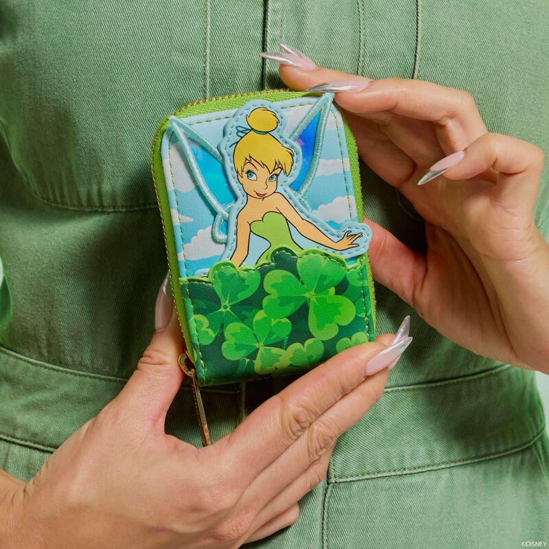 loungefly Peter Pan Tinker Bell Exclusive Clover Accordion Wallet