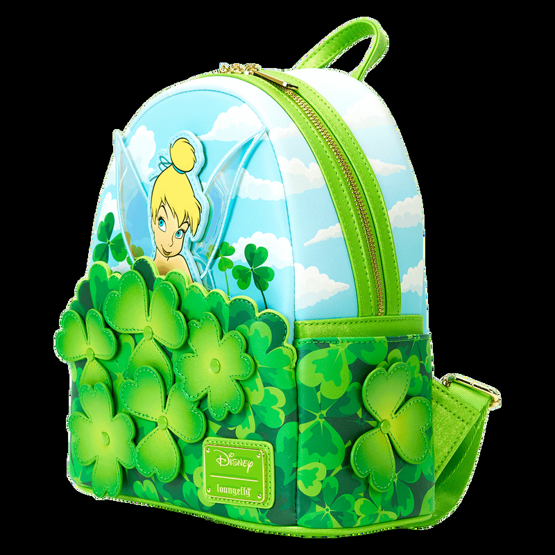 Loungefly Peter Pan Tinker Bell Exclusive Clover Mini Backpack