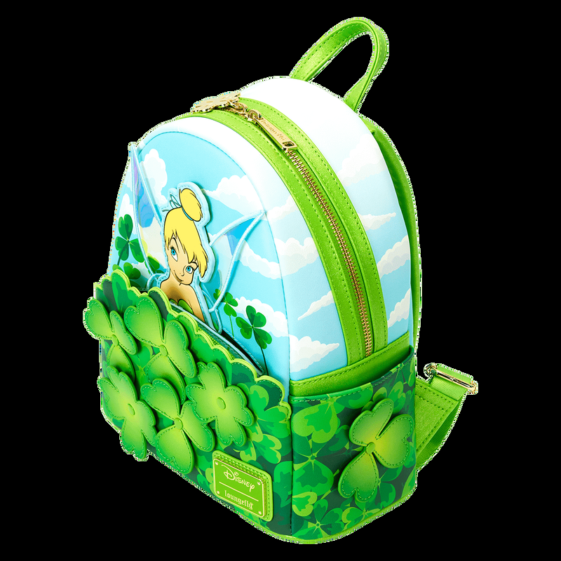 Loungefly Peter Pan Tinker Bell Exclusive Clover Mini Backpack