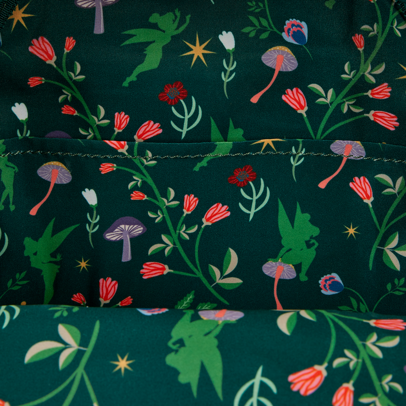 Loungefly Peter Pan Tinker Bell Exclusive Floral Mini Backpack