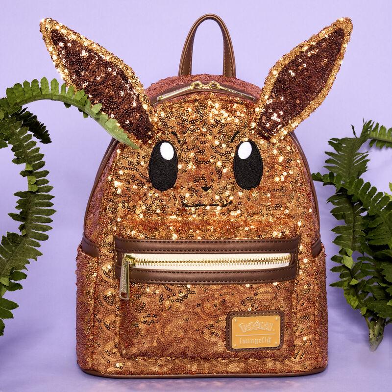 loungefly Pokémon Exclusive Eevee Sequin Cosplay Mini Backpack