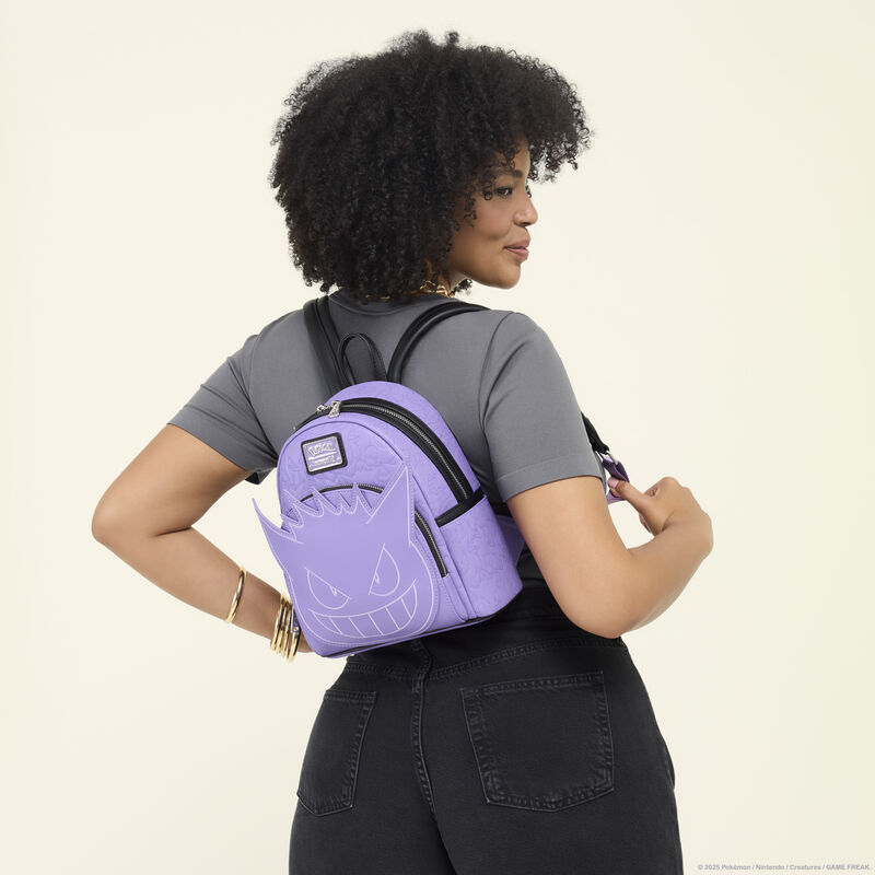loungefly Pokémon Gengar Cosplay Glow Mini Backpack