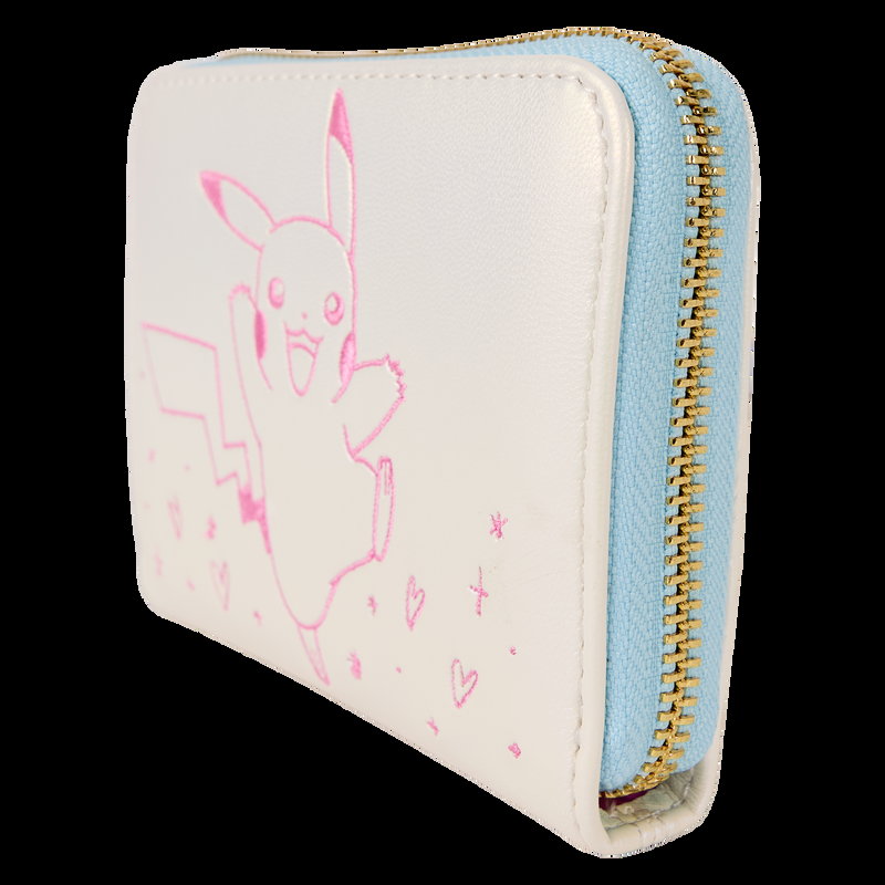 Loungefly Pokémon Iridescent Pikachu Zip Around Wallet