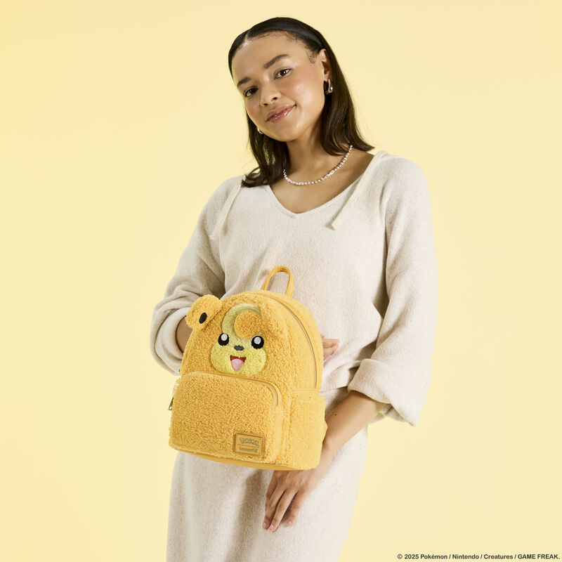 loungefly Pokémon Teddiursa Limited Edition Sherpa Cosplay Mini Backpack
