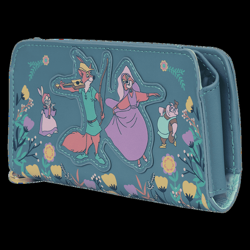 Loungefly Robin Hood Exclusive Sherwood Forest Floral Wristlet Wallet