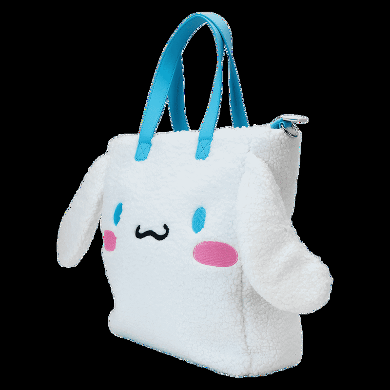 Loungefly Sanrio Cinnamoroll Cosplay Sherpa Tote Crossbody Bag With Coin Bag