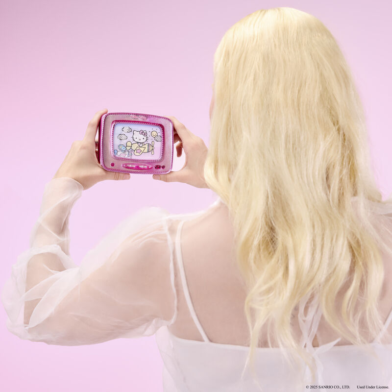 loungefly Sanrio Exclusive Hello Kitty Vintage TV Lenticular Zip Around Wallet