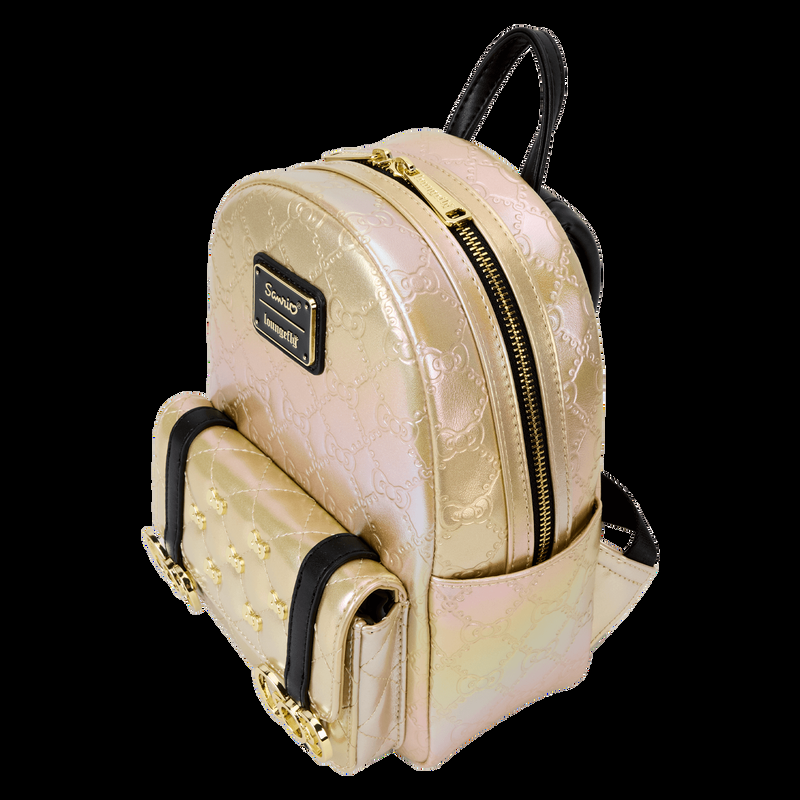 Loungefly Sanrio Hello Kitty 50th Anniversary Metallic Gold Mini Backpack