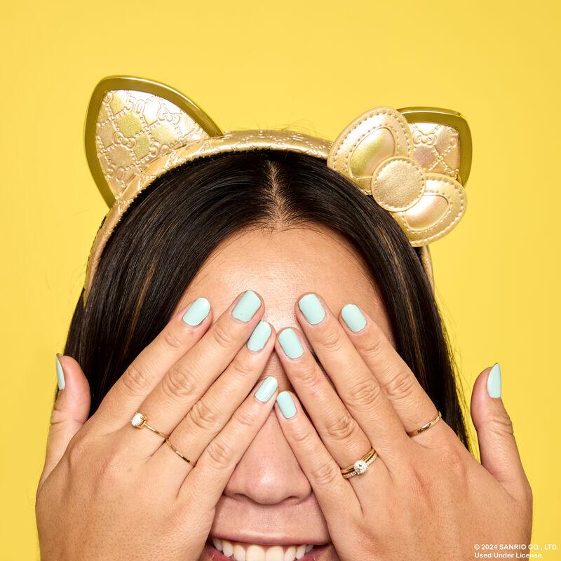 loungefly Sanrio Hello Kitty 50th Anniversary Metallic Gold Ear Headband