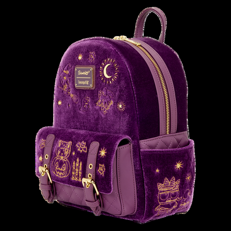 Loungefly Sanrio Hello Kitty & Friends Exclusive Halloween Costume Velvet Mini Backpack